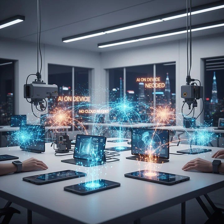  Small Language Models enabling edge computing AI deployment on IoT devices, smartphones, and industrial equipment in 2026