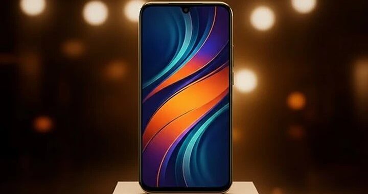 Front view of the Motorola Moto G86 5G smartphone showcasing its large 6.7-inch AMOLED display with slim bezels and a centered punch-hole camera.