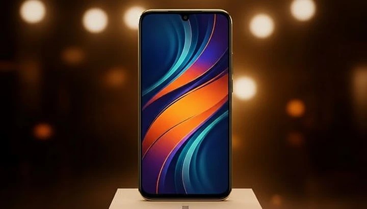 Front view of the Motorola Moto G86 5G smartphone showcasing its large 6.7-inch AMOLED display with slim bezels and a centered punch-hole camera.