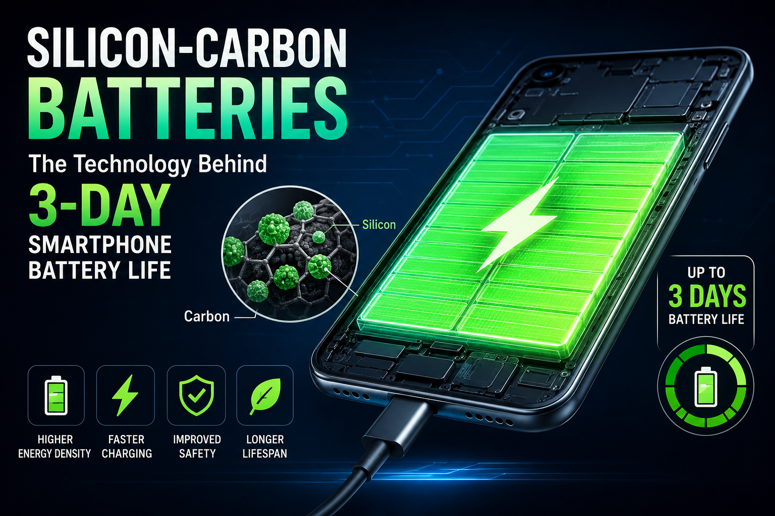 Silicon-Carbon Batteries